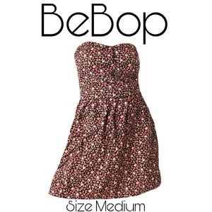 BeBop Strapless Floral Dress